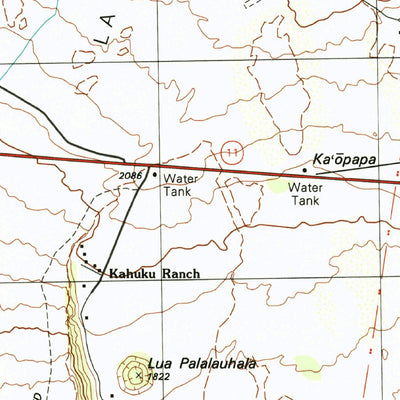 United States Geological Survey Kahuku Ranch, HI (1995, 24000-Scale) digital map