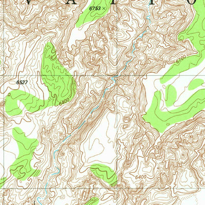 United States Geological Survey Kaibito, AZ (1981, 24000-Scale) digital map