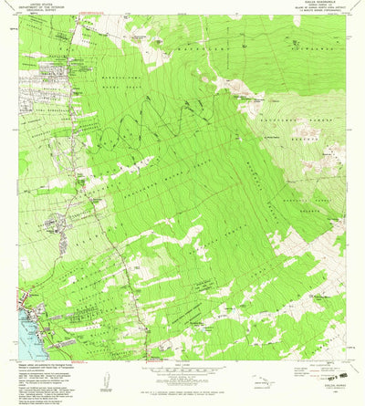 United States Geological Survey Kailua, HI (1982, 24000-Scale) digital map