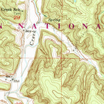 United States Geological Survey Kaintuck Hollow, MO (1950, 24000-Scale) digital map