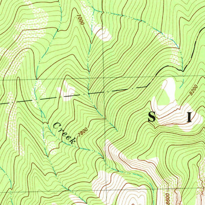 United States Geological Survey Kaiser Peak, CA (1982, 24000-Scale) digital map
