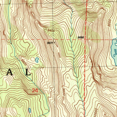 United States Geological Survey Kaiser Peak, CA (2004, 24000-Scale) digital map