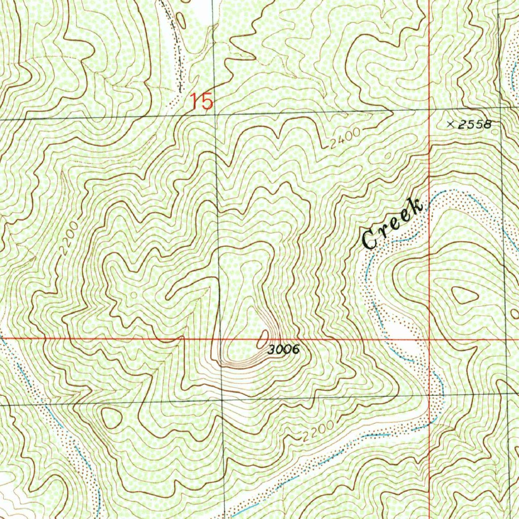 Kaiser Spring, AZ (1980, 24000-Scale) Map by United States Geological ...
