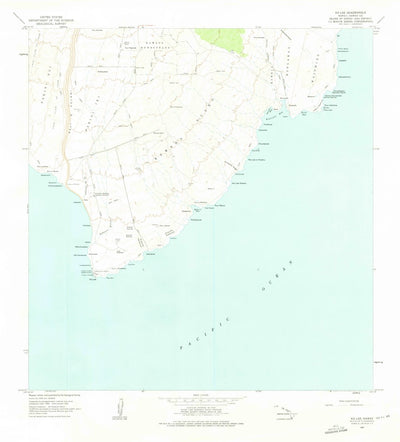 United States Geological Survey Kalae, HI (1962, 24000-Scale) digital map