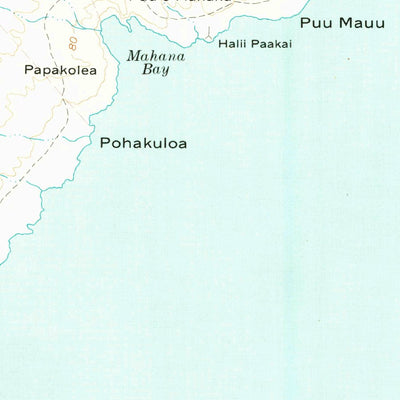 United States Geological Survey Kalae, HI (1962, 24000-Scale) digital map