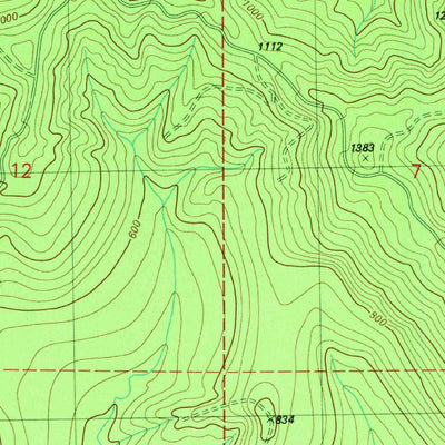 United States Geological Survey Kalaloch Ridge, WA (1982, 24000-Scale) digital map