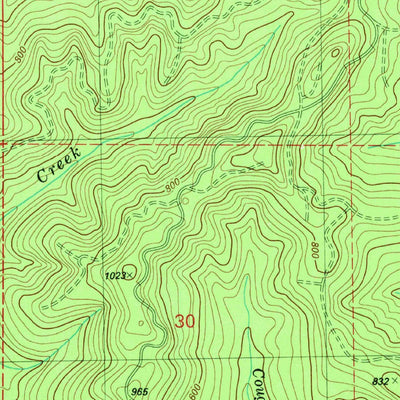 United States Geological Survey Kalaloch Ridge, WA (1982, 24000-Scale) digital map