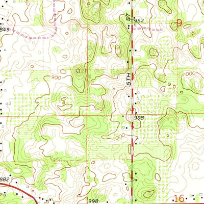 United States Geological Survey Kalamazoo SW, MI (1967, 24000-Scale) digital map