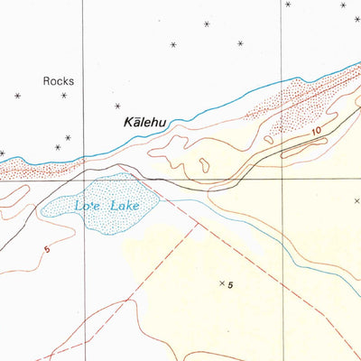 United States Geological Survey Kalanaei, HI (1989, 24000-Scale) digital map