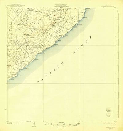 United States Geological Survey Kalapana, HI (1924, 62500-Scale) digital map