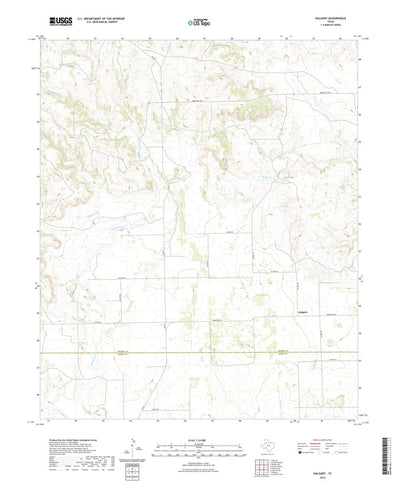 United States Geological Survey Kalgary, TX (2022, 24000-Scale) digital map