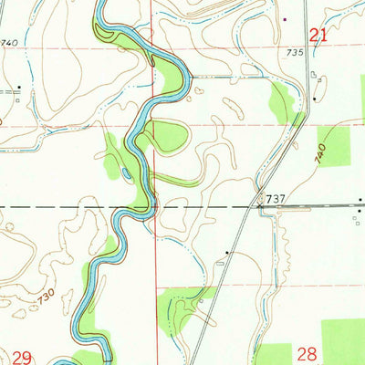 United States Geological Survey Kalida, OH (1960, 24000-Scale) digital map