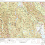 United States Geological Survey Kalispell, MT (1957, 250000-Scale) digital map