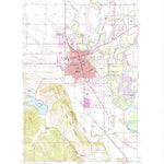 United States Geological Survey Kalispell, MT (1962, 24000-Scale) digital map