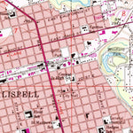United States Geological Survey Kalispell, MT (1962, 24000-Scale) digital map