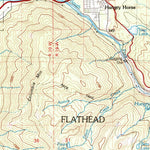 United States Geological Survey Kalispell, MT (1981, 100000-Scale) digital map