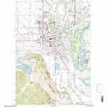 United States Geological Survey Kalispell, MT (1994, 24000-Scale) digital map