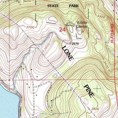 United States Geological Survey Kalispell, MT (1994, 24000-Scale) digital map