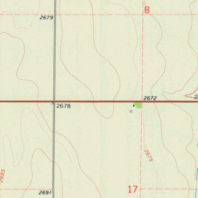 United States Geological Survey Kalvesta, KS (1974, 24000-Scale) digital map