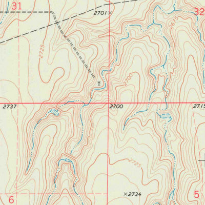 United States Geological Survey Kalvesta SW, KS (1974, 24000-Scale) digital map