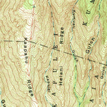 United States Geological Survey Kamalo, HI (1968, 24000-Scale) digital map