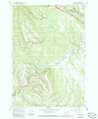 United States Geological Survey Kamela SE, OR (1964, 24000-Scale) digital map