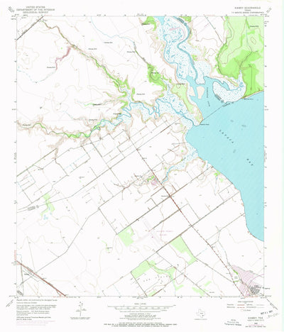 United States Geological Survey Kamey, TX (1952, 24000-Scale) digital map