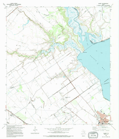 United States Geological Survey Kamey, TX (1995, 24000-Scale) digital map