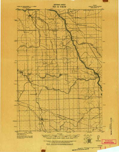 United States Geological Survey Kamiah, ID (1924, 125000-Scale) digital map