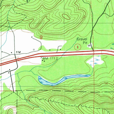 United States Geological Survey Kamilche Valley, WA (1981, 24000-Scale) digital map