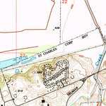 United States Geological Survey Kampville, MO-IL (1994, 24000-Scale) digital map