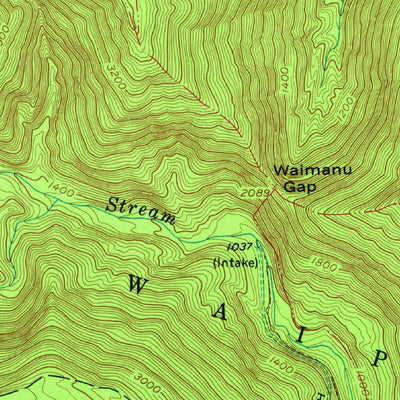 United States Geological Survey Kamuela, HI (1982, 24000-Scale) digital map