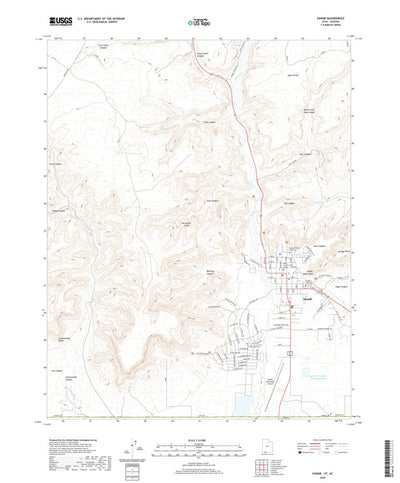 United States Geological Survey Kanab, UT (2020, 24000-Scale) digital map