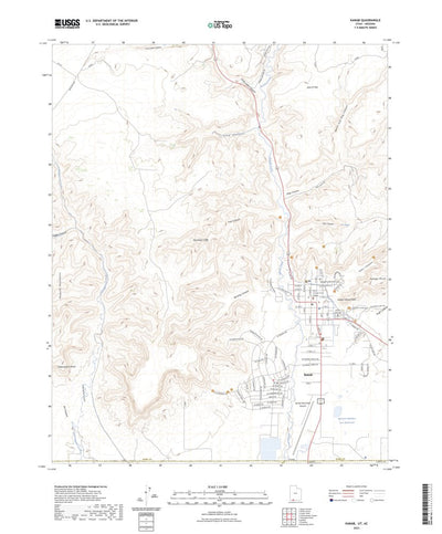 United States Geological Survey Kanab, UT (2023, 24000-Scale) digital map