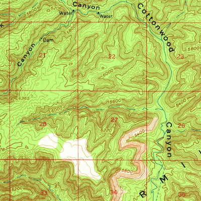 United States Geological Survey Kanab, UT-AZ (1957, 62500-Scale) digital map