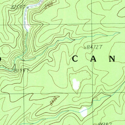 United States Geological Survey Kanabownits Spring, AZ (1988, 24000-Scale) digital map