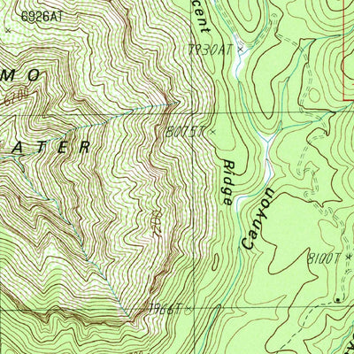 United States Geological Survey Kanabownits Spring, AZ (1988, 24000-Scale) digital map