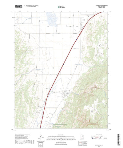 United States Geological Survey Kanarraville, UT (2023, 24000-Scale) digital map