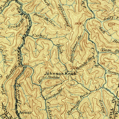 United States Geological Survey Kanawha Falls, WV (1897, 125000-Scale) digital map