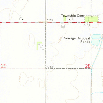United States Geological Survey Kanawha, IA (1972, 24000-Scale) digital map