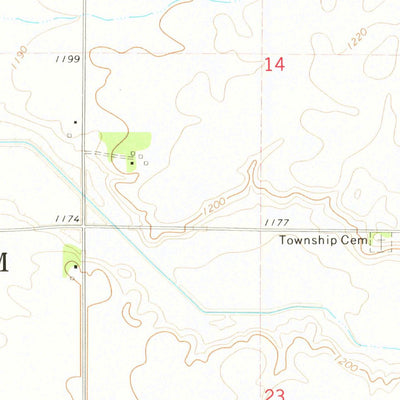 United States Geological Survey Kanawha, IA (1972, 24000-Scale) digital map