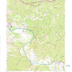 United States Geological Survey Kanawha, WV (1957, 24000-Scale) digital map