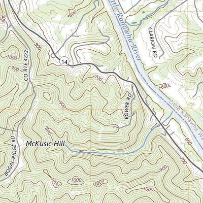 United States Geological Survey Kanawha, WV (2023, 24000-Scale) digital map