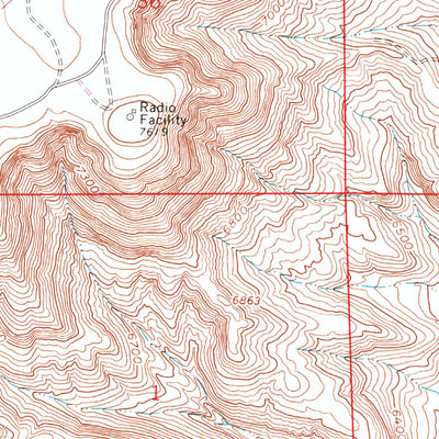 United States Geological Survey Kanda, WY (1961, 24000-Scale) digital map