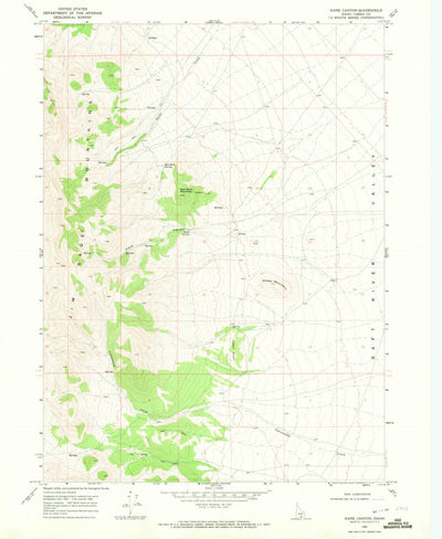 United States Geological Survey Kane Canyon, ID (1968, 24000-Scale) digital map