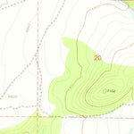 United States Geological Survey Kane Canyon, UT (1971, 24000-Scale) digital map