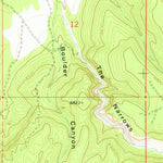 United States Geological Survey Kane Canyon, UT (1971, 24000-Scale) digital map