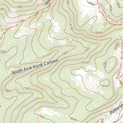 United States Geological Survey Kane Canyon, UT (2023, 24000-Scale) digital map