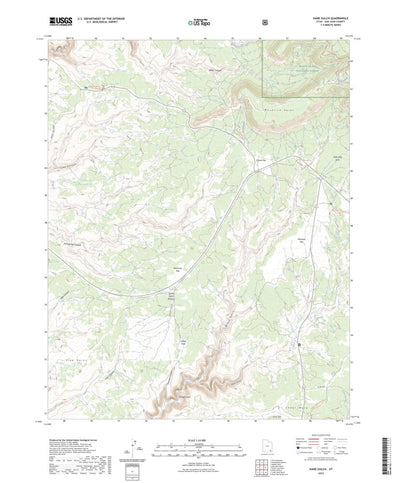 United States Geological Survey Kane Gulch, UT (2023, 24000-Scale) digital map