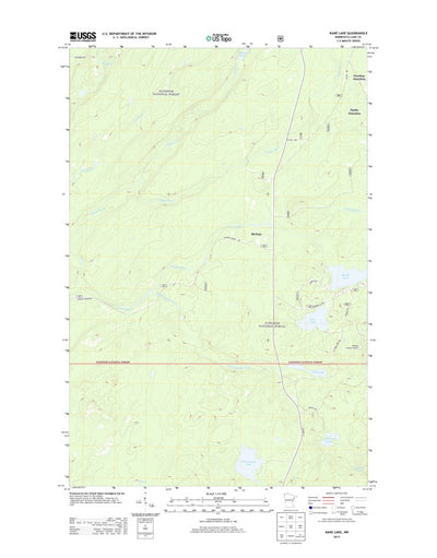 United States Geological Survey Kane Lake, MN (2013, 24000-Scale) digital map